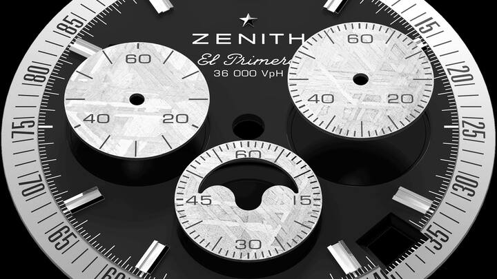 Zifferblatt der Chronomaster Original Triple Calendar von Zenith
