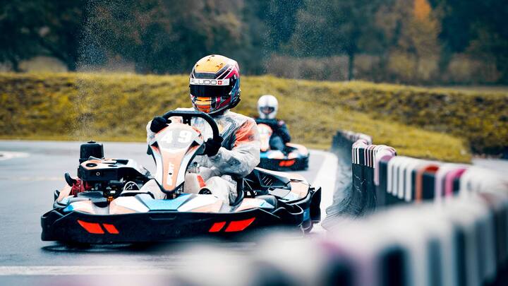 Kartfahren Kate Gaillard