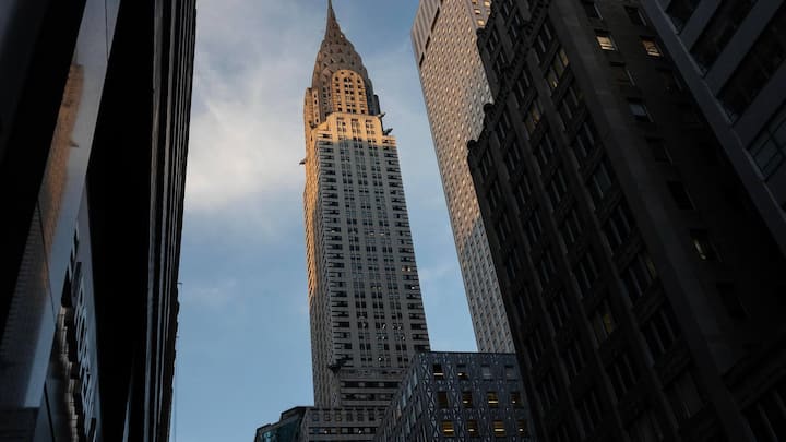 ... das Chrysler Building in New York, ...