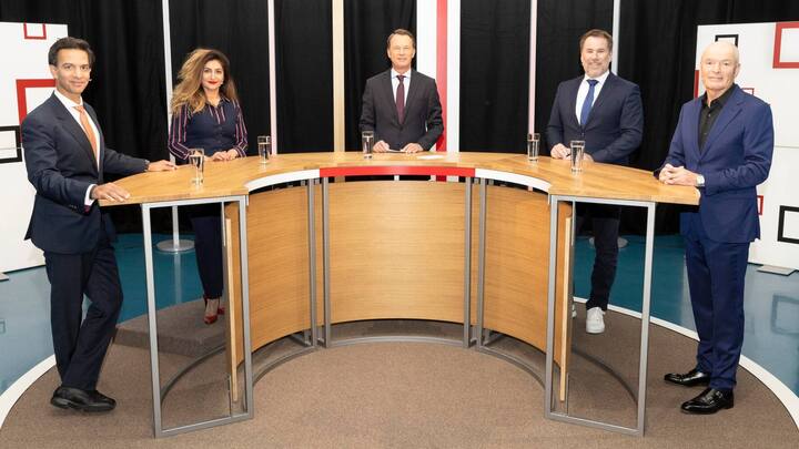 Von links: Rahul Sahgal, Sibel Arslan, Dirk Schütz, Jan Jenisch, Peter Friedli.