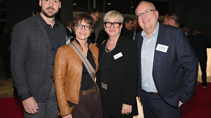 Marco Pfister, Adisfaction-Annex AG; Monika Schreiner, LGT Gruppe Holding AG; Ingrid Ziegler, zPlus; Christian Santa, Ringier Advertising