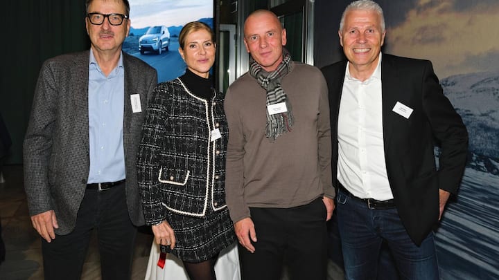 Thomas Dalla Vecchia, Procurement Partner AG; Manuela Gualeni, UBS Switzerland AG; Roland Kalmus, RCR Jets AG; Daniel Suter, BHS Aviation AG