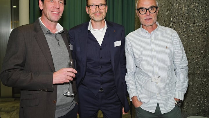 Christoph Haas, Kamps Switzerland; Gordon Bahner, Schmohl AG; Markus Naef, bexio AG