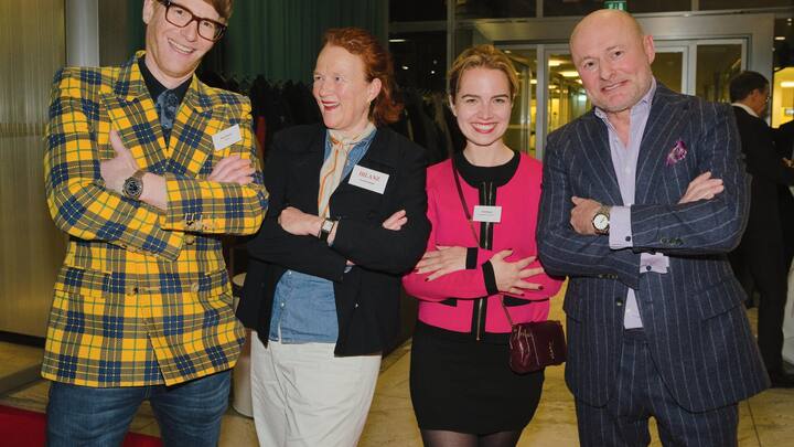 Marc SutterlÃÂ¼ti, ORIS SA; Iris Kuhn-Spogat, Bilanz; Nina Wiegand, Grand Seiko Europe S.A.S; Georges Kern, Breitling SA