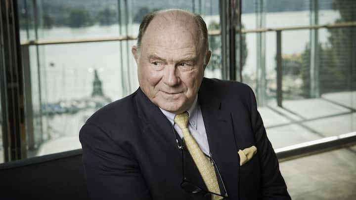 Walter Kielholz im Hauptsitz der Swiss Re 2019