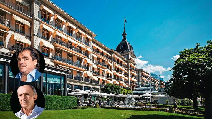 VICTORIA-­JUNGFRAU Antoine Hubert (o.) und Michel Reybier besitzen neben dem Interlakner Hotel zahlreiche weitere Edelherbergen.