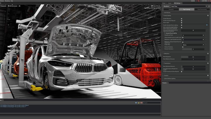 PIXEL STATT PRODUKTIONSSTRASSEN Digitale Zwillinge wie hier die Metaverse-Kopie eines BMW-Werks sparen der Industrie bei der Planung von Produktionsänderungen viel Geld.