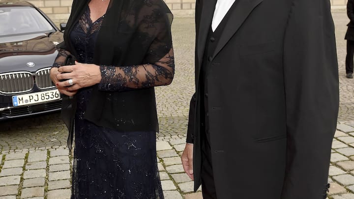Theo Mueller und Frau Ines Huerel Benefizdinner