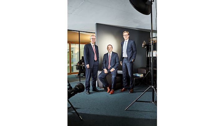 Lakefield Partners: Matthias Hug, Vinicio Marsiaj und Bruno Verstraete (v.l.)