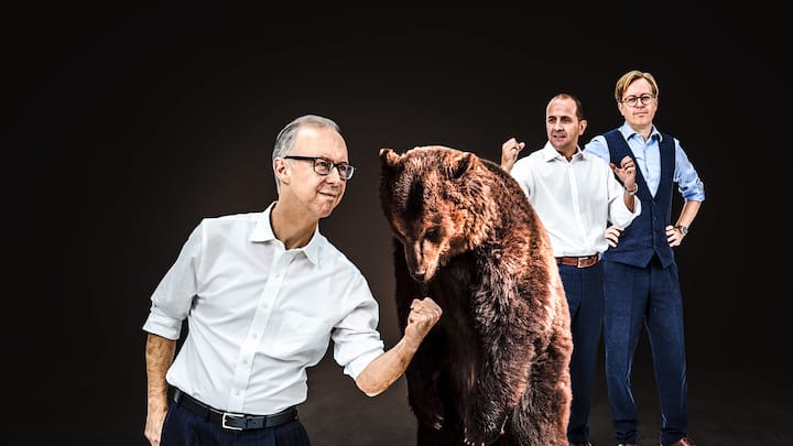 Matthias Hug, Vinicio Marsiaj und Bruno Verstraete (v.l.) Geldmanager von Lakefield Partners