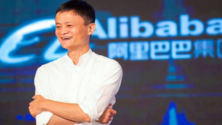 SHANGHAI, CHINA - JUNE 04:  (CHINA OUT) Jack Ma, founder and Executive Chairman of Alibaba Group, speaks during the signing ceremony between 
