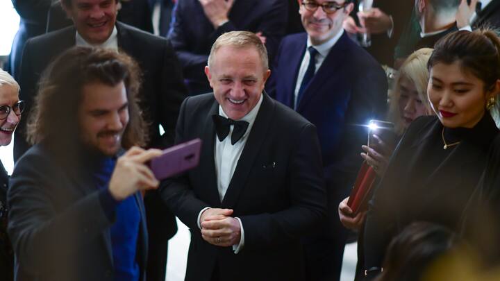 PARIS, FRANCE - JANUARY 20: Francois-Henri Pinault attends Boucheron cocktail party at Place Vendome on January 20, 2019 in Paris, France. (Photo by Anthony Ghnassia/Getty Images)