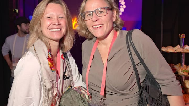 Elke Guhl, Electrolux AG;Nadja Lang, ZFV-Unternehmungen / Die Schweizerische Post