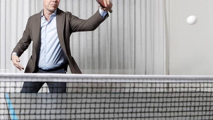 Carsten Koerl von der Firma Sportradar. Er bietet Daten zu Sportwetten an, und vor allem ist der auf der Jagd nach Sportwett-Betruegern. St Gallen, 18.9.2018Photo Siggi Bucher