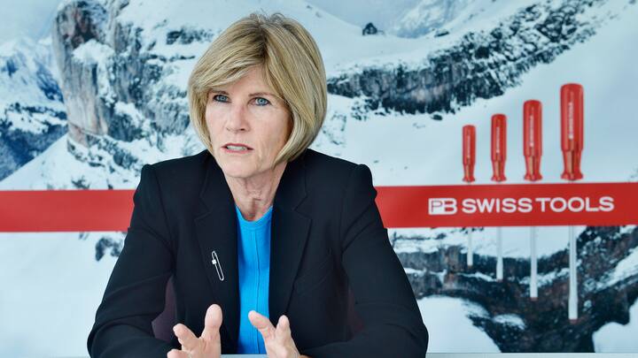 FOTO: PETER MOSIMANN, 8. 9. 2014 WASEN BE:  Eva Jaisli, CEO Swiss Tools
