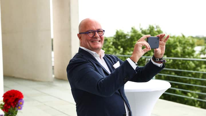 BERLIN, GERMANY - JULY 06:  Andre Maeder attends the Fashion Council Germany reception at Bundeskanzleramt on July 6, 2018 in Berlin, Germany.  (Photo by Brian Dowling/Getty Images for Fashion Council Germany)