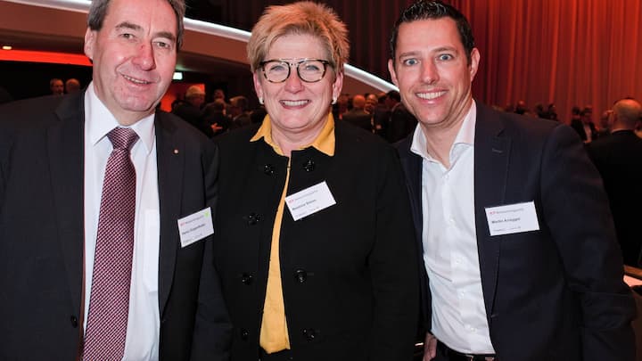 Heinz Siegenthaler, Nationalrat;Beatrice Simon, Finanzdirektorin Kanton Bern;Martin Aregger