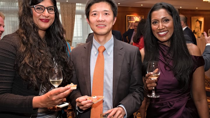 Aliya Defgupta, IOV42;Steve Yu, Director, Credit Suisse AG;Juemin Zhu, Head of China Desk, KPMG Switzerland