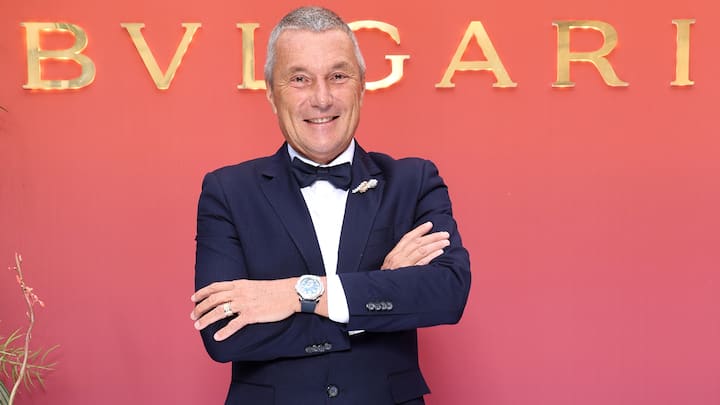 PARIS, FRANCE - JUNE 06: Bvlgari CEO Jean-Christophe Babin attends the BVLGARI EDEN THE GARDEN OF WONDERS on June 06, 2022 in Paris, France. (Photo by Daniele Venturelli/Getty Images for Bvlgari)