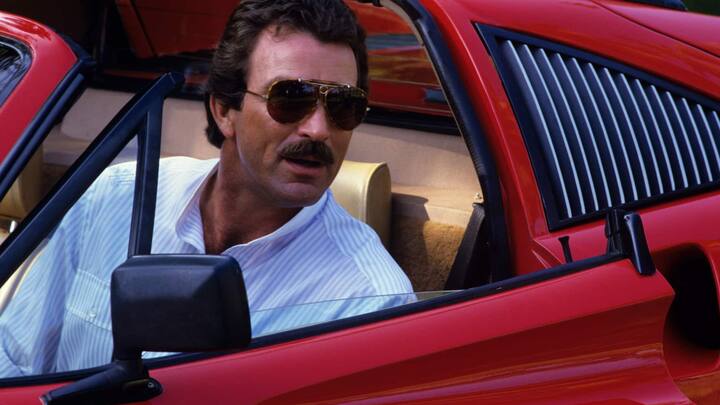 SONDERKONDITIONEN! PREISABSPRACHE! "Magnum P.I." Tom Selleck and his Ferrari 308 GTS QV1985 1985 Gene Trindl