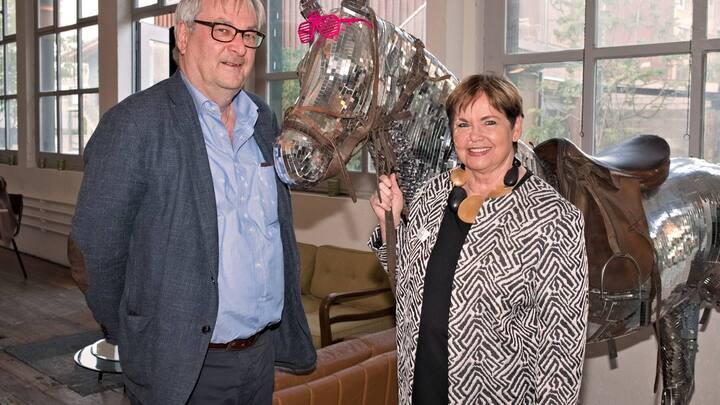 Bruno Winterhalter, Präsident, Metrohm Stiftung; Helene Niedhart, CEO, CAT Aviation