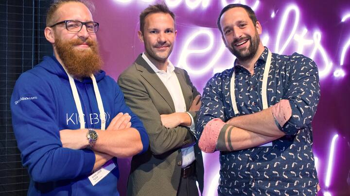 Gion Ursin Tuor, Swisscom Kickbox;Kevin Kretzer, KPMG AG;Reto Wenger, Swisscom