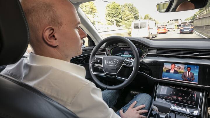 Automatisiertes Fahren mit dem Audi A8 L