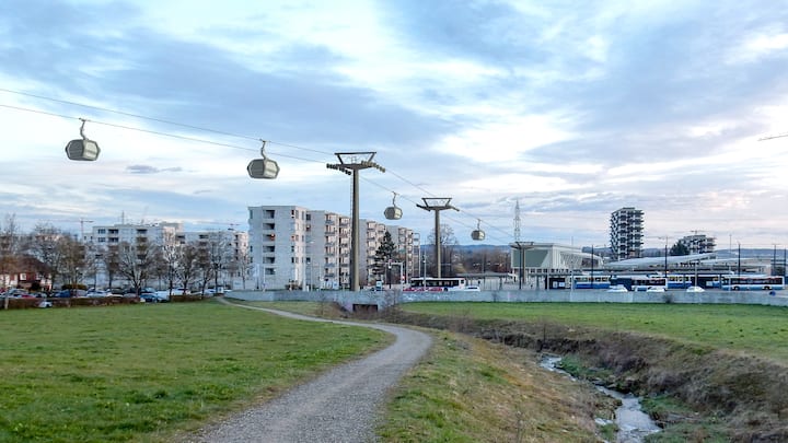 Visualisierung Zooseilbahn
