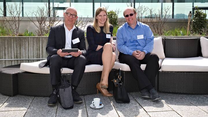 Peter Hefti, Siemens Mobility AG; Kristin Stavrianidis, Siemens Mobility AG; Giachem Schucan, Rhätische Bahn AG