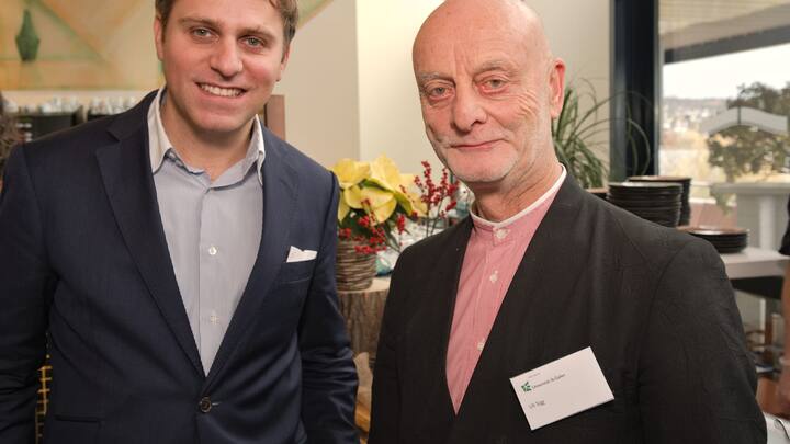 Pascal Kaufmann, Neurowissenschafter;Uli Sigg, alt Botschafter der Schweiz in China, Kunstsammler