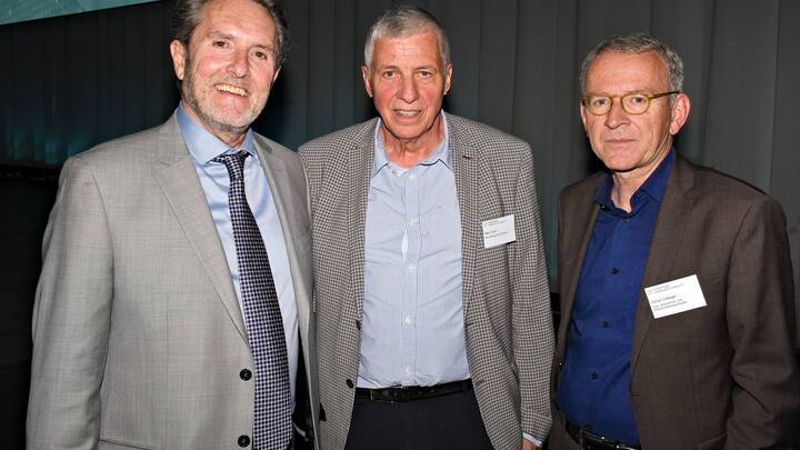 Peter Grütter, Präsident, asut; Marc Furrer, Monti Stampa Furrer Partners; Adrian Lobsiger, Eidg. Datenschutz- und Öffentlichkeitsbeauftragter EDÖB;