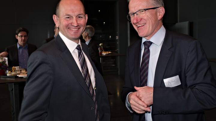 Christof Reichmutĥ, Verwaltungsratspräsident, Reichmuth & Co.; Jürg Staub, CEO, Reichmuth & Co.