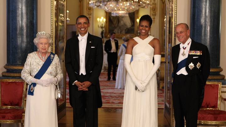 Queen, Barack Obama, Michelle Obama, Prinz Philipp