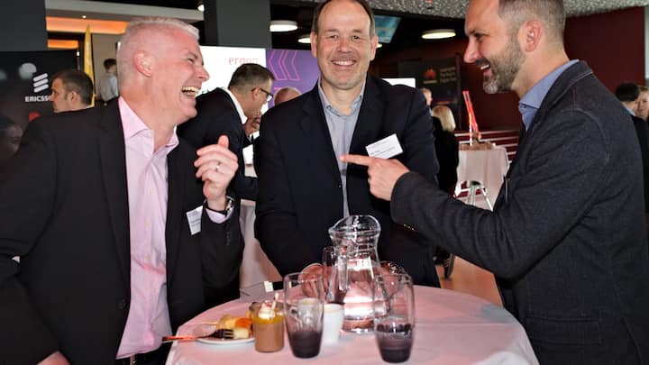 Roger Berliat, Swisscom (Schweiz) AG; Alain Jörg, Swisscom Enterprise Customers; Mario Schmuziger, Zühlke Enginieering AG