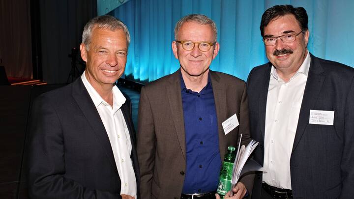 Beat Bongni, Swisscom (Schweiz) AG; Adrian Lobsiger, Eidg. Datenschutz- und Öffentlichkeitsbeauftragter EDÖB; Adolf Dörig, Dörig + Partner AG