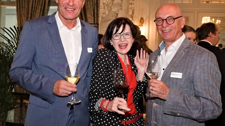 Heinz Karrer, economiesuisse; Sylvia Raguth, Mandat-in Vorsorge- und Finanzlösungen; Peter "Güfi" Küpfer, coach-in