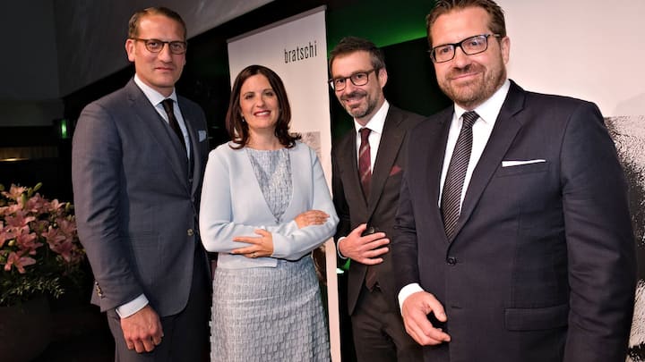 Simon Osterwalder, Managing Partner, Bratschi AG; Sandra de Vito Bieri, Verwaltungsrätin, Bratschi AG; Mirco Ceregato, Verwaltungsrat, Bratschi AG; Thomas Schönenberger, Verwaltungsratspräsident, Bratschi AG