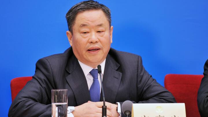 BEIJING, CHINA - MARCH 08:  Sinochem President Frank Ning Gaoning attends a press conference on promoting high-quality economic growth on the sidelines of the first session of the 13th CPPCC National Committee at the Great Hall of the People on March 8, 2018 in Beijing, China.  (Photo by Visual China Group via Getty Images/Visual China Group via Getty Images)