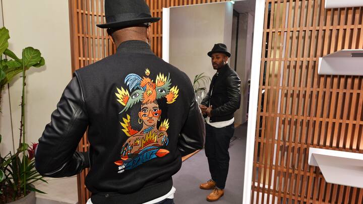 Jacke der Bally-Kollektion mit Swizz Beatz