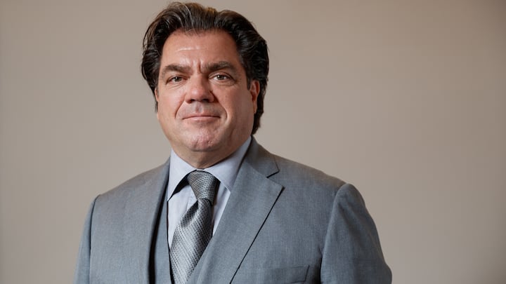 Portrait of Antoine Hubert, delegated administrator AEVIS Victoria, pictured on Wednesday, November 6, 2019 at the clinic in Genolier in the canton of Vaud, Switzerland. (KEYSTONE/Cyril Zingaro)