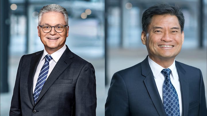 Riet Cadonau und Jim-Heng Lee Dormakaba