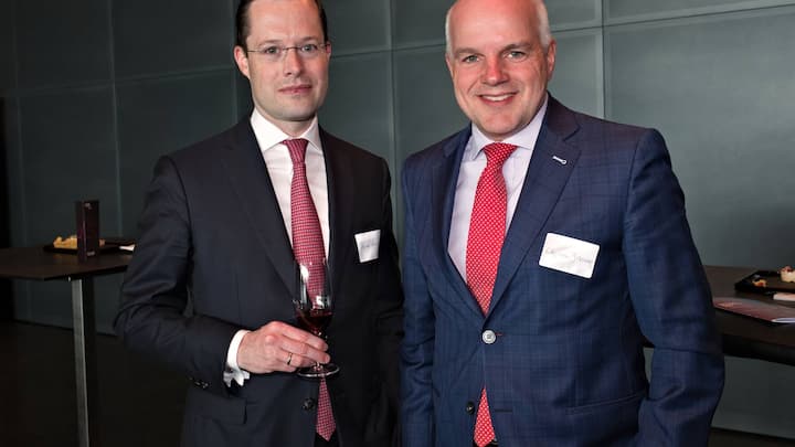 Stephan Zwahlen, Vorsitzender der Geschäftsleitung, Maerki Baumann & Co. AG; Christian Bidermann, Partner, Rahn+Bodmer Banquiers