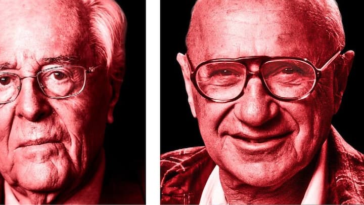 Das Mantra des Nobelpreisträgers Milton Friedman (r.) gilt noch immer für die Investoren Paul Singer (l.) und Tito Tettamanti.