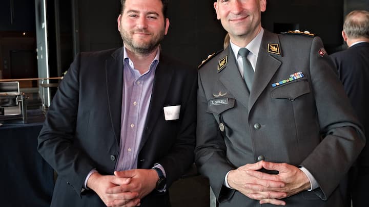 Assaf Mischari, Referent & Head of Research, Team8; Thomas Süssli, Referent & Chef Führungsunterstützungsbasis der Schweizer Armee