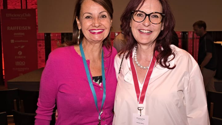 Marianne Walde, Walde & Partner Immobilien AG; Monica Burkard, BonnieFit KÃ¼snacht