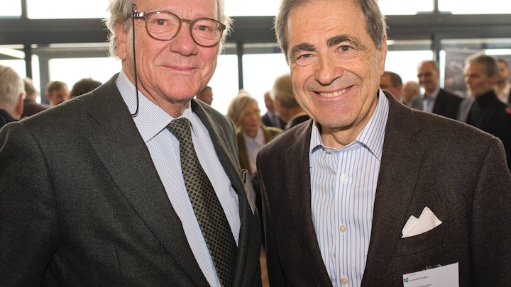 Franz von Meyenburg, Praesident Wilhelm Schulthess-Stiftung;Conrad Schwyzer, Ragar AG