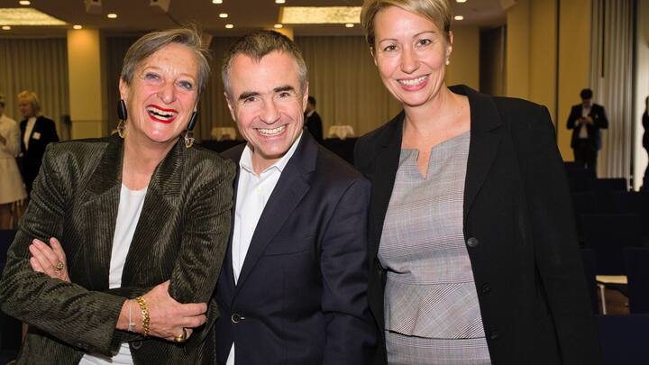Brida von Castelberg, Dr. med., Vizepraeidentin Schweizerische Patientenvereinigung;Daniel H. Schmutz, CEO, Helsana;Andrea Rytz, CEO, Schulthess Klinik