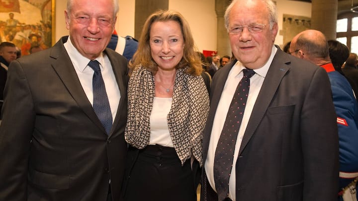 Rubino Mordasini, Arzt und Verwaltungsrat;Renata Mordasini, Apothekerin;Johann Schneider-Amman, alt Bundesrat