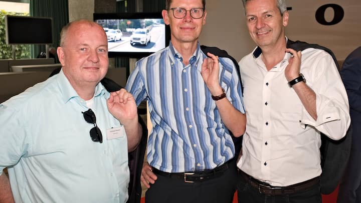 Christoph Glauser, ArgYou AG; Hansjörg Ryser, Helvetia Versicherungen; Andreas Bonifazi, PRfact AG