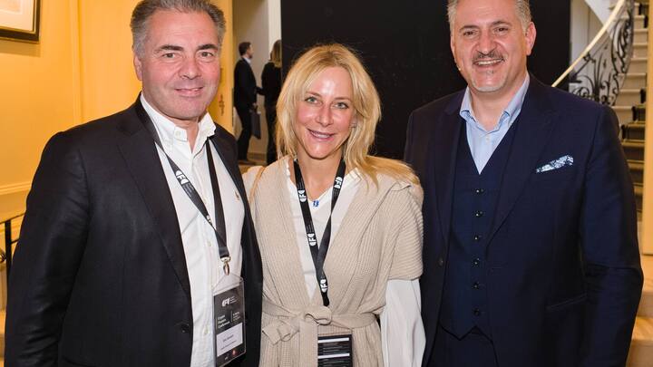 Eric Sarasin, Crypto Finance Conference;DaniÃ¨le von Ballmoos, Firminvest AG;Eric van der Kleij, Moderator